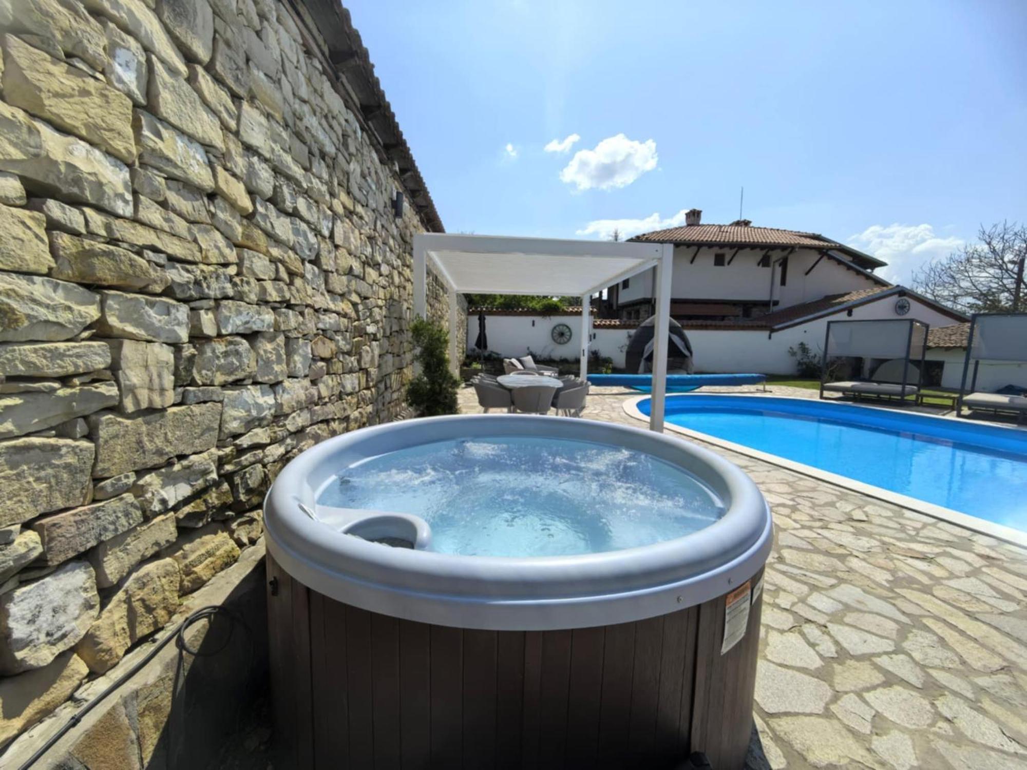 Angliiska Vila Arbanasi Esterno foto