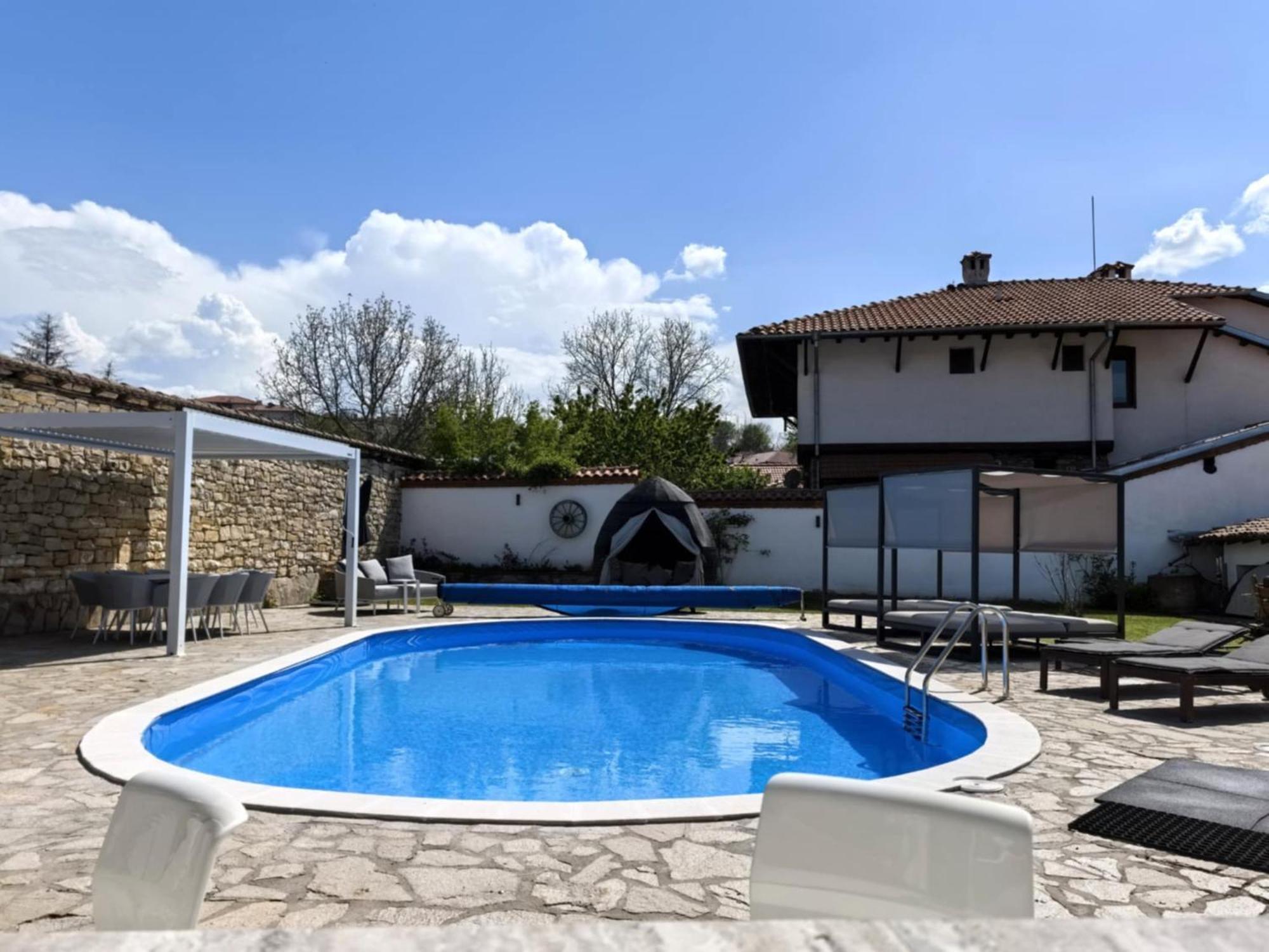 Angliiska Vila Arbanasi Esterno foto